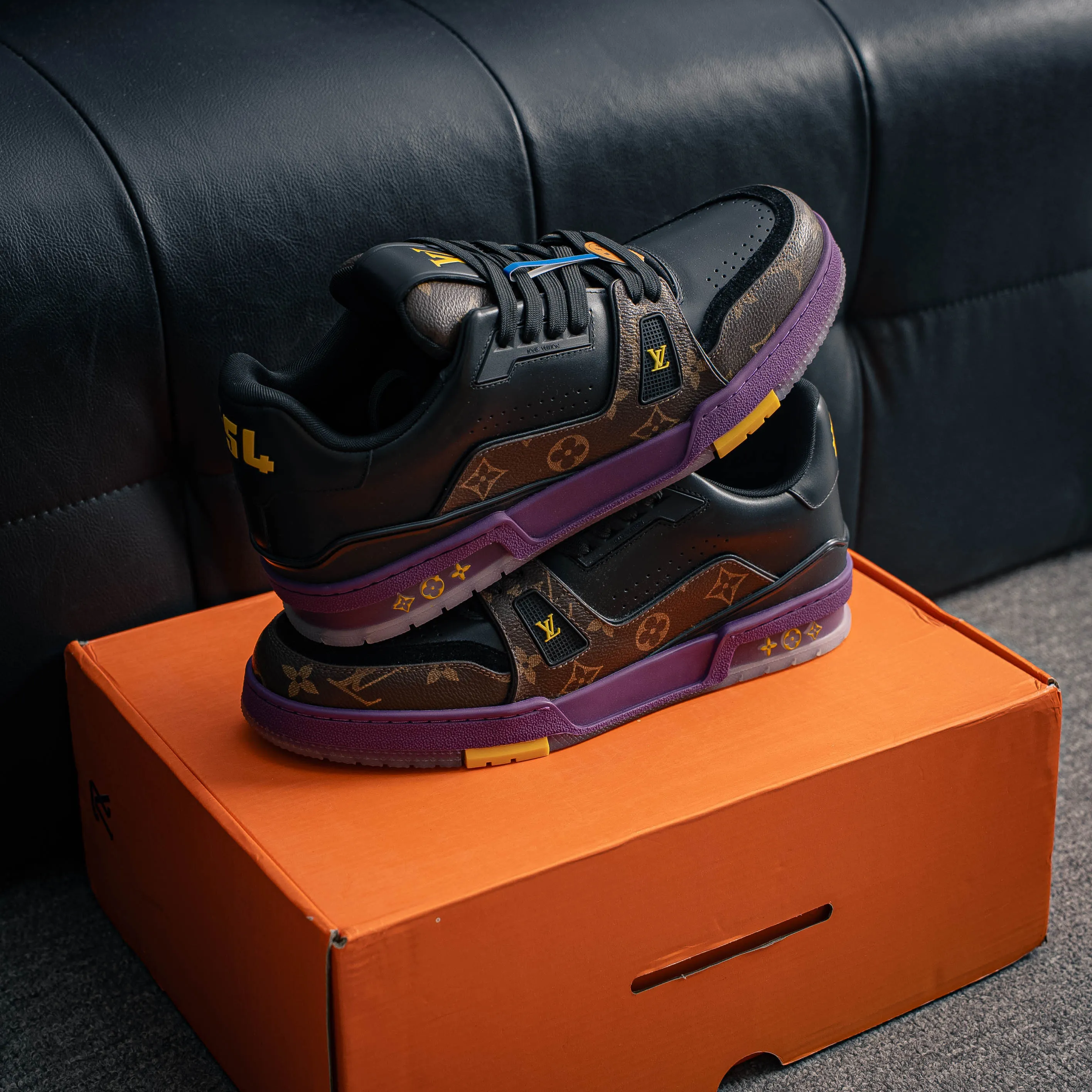 【VL 】 LOUIS VUITTON LV Trainer ✦ Cowhide Leather Monogram ，Retro ✦ #54 1